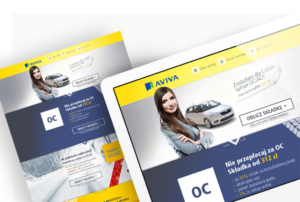 Landing Page do promocji ubezpieczenia OC